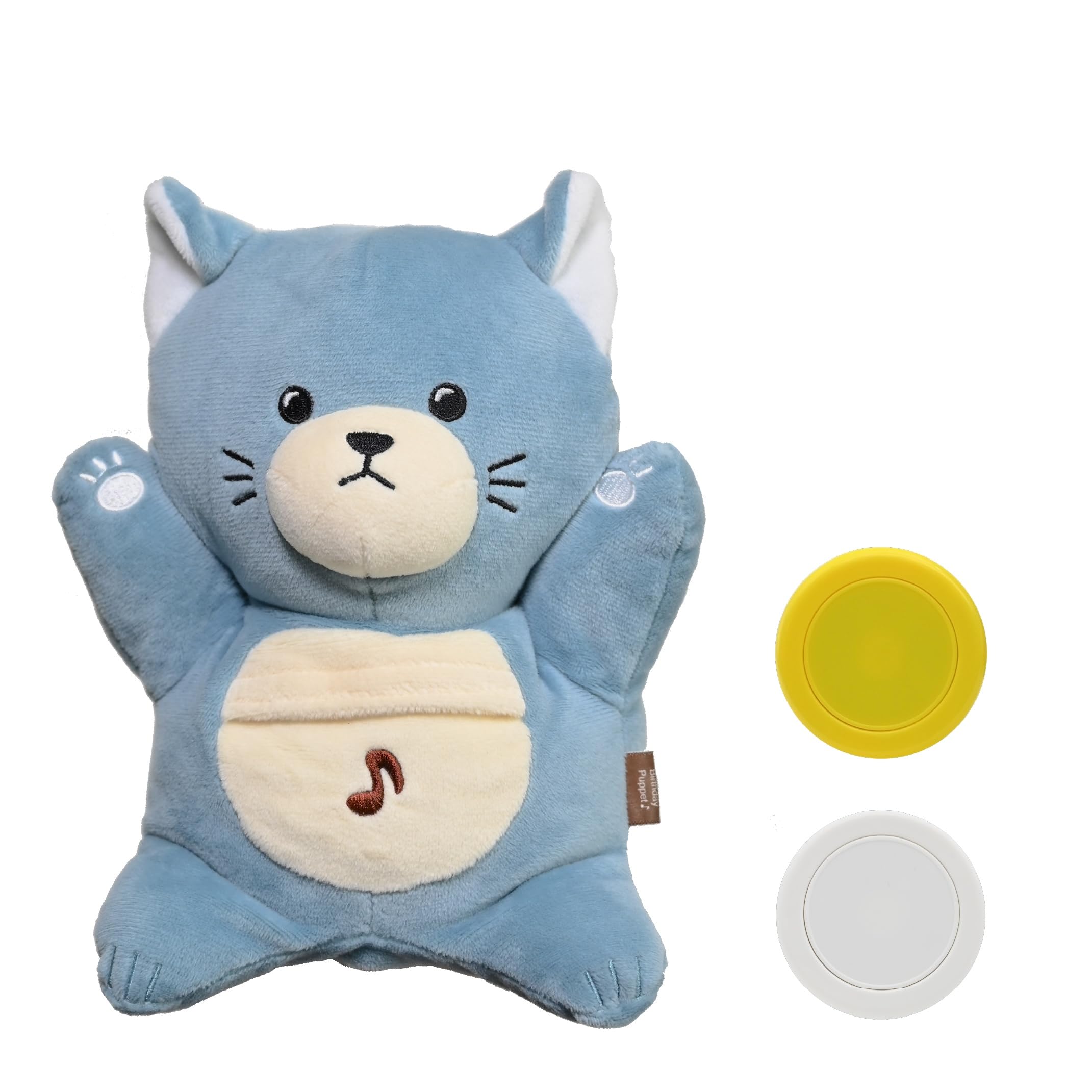 Amazon.co.jp: 誕生日 名前入りで 歌う バースデー パペット ネコ